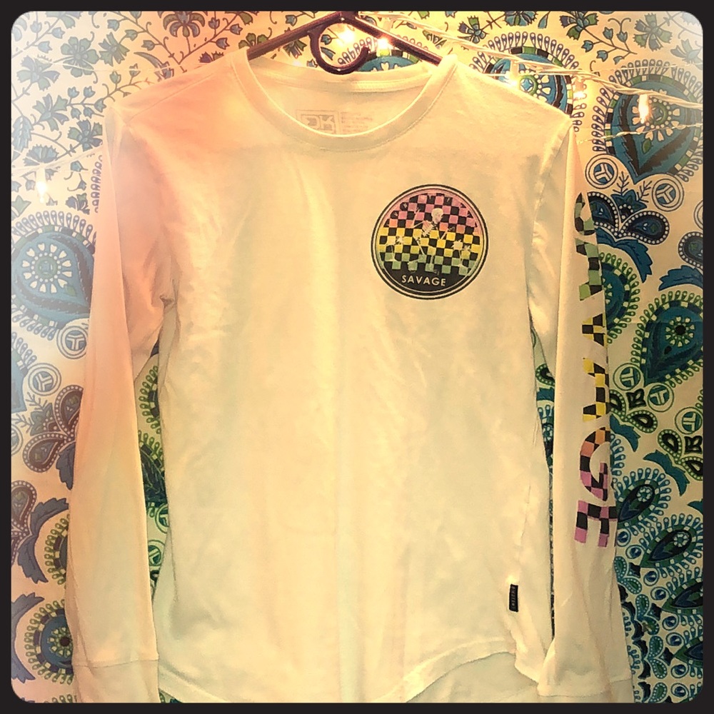 Long Sleeve Savage Checkerboard Skate Shirt